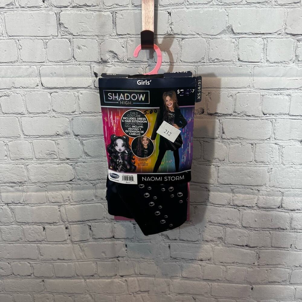 Rainbow High Shadow High Naomi Storm Girl’s Halloween Costume